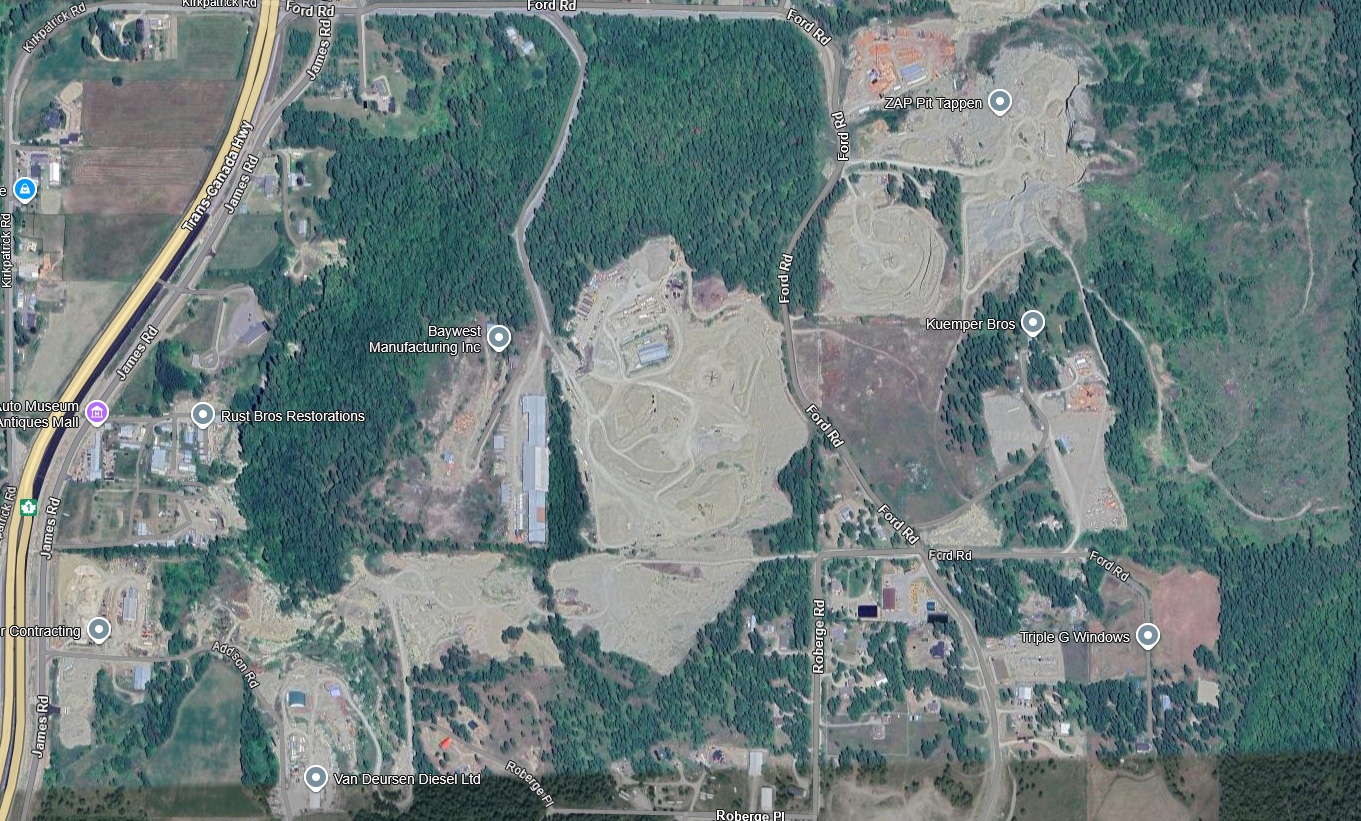 Map of Tappen